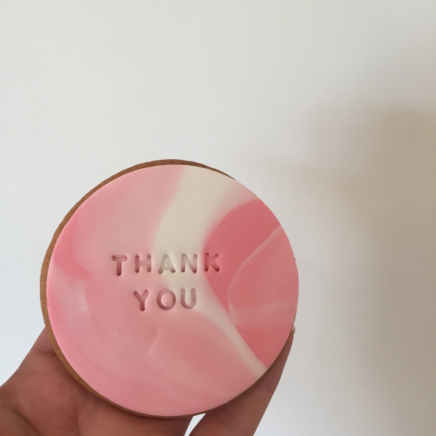 Personalised fondant cookies