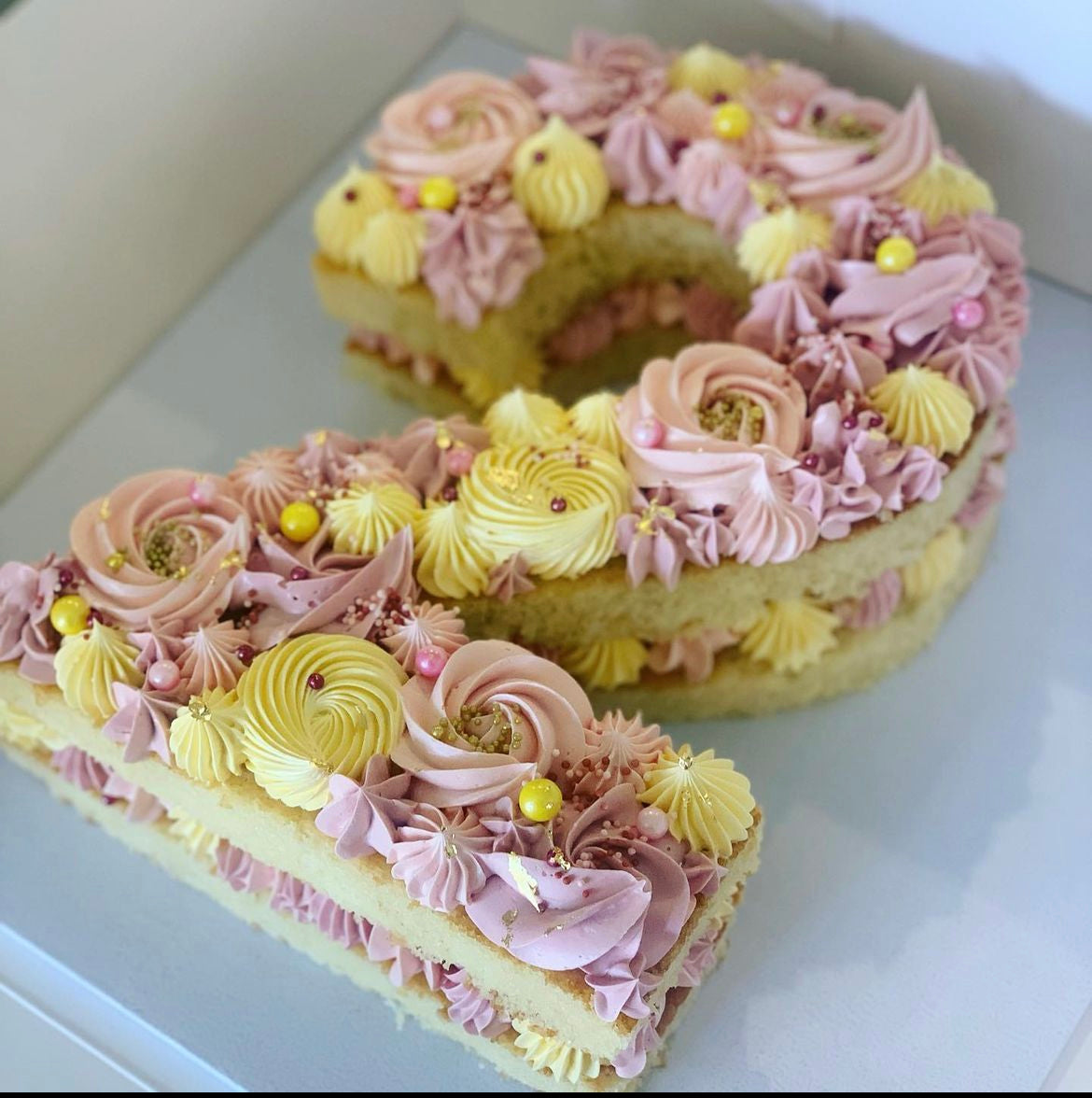 Letter or Number Cake