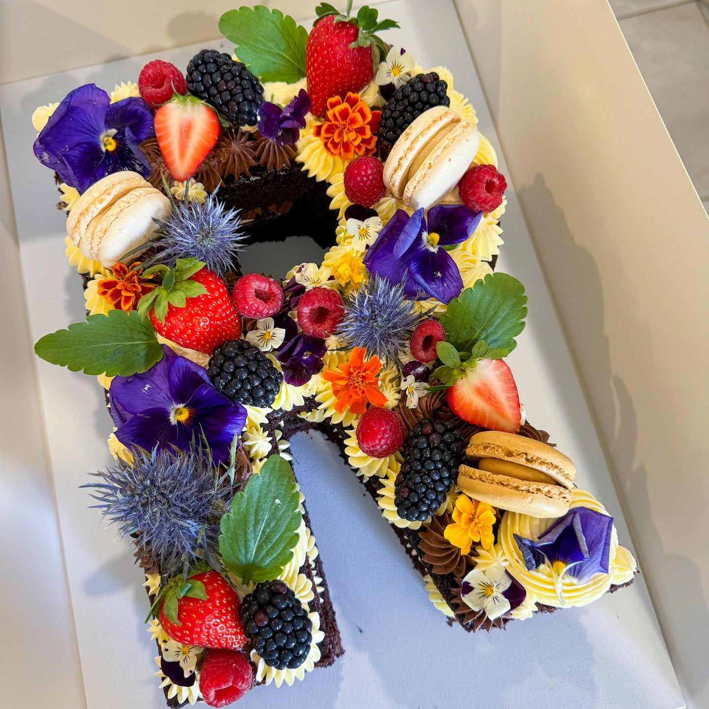 Letter or Number Cake