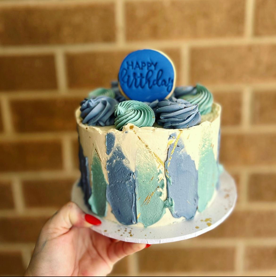 fondant embossed cookie