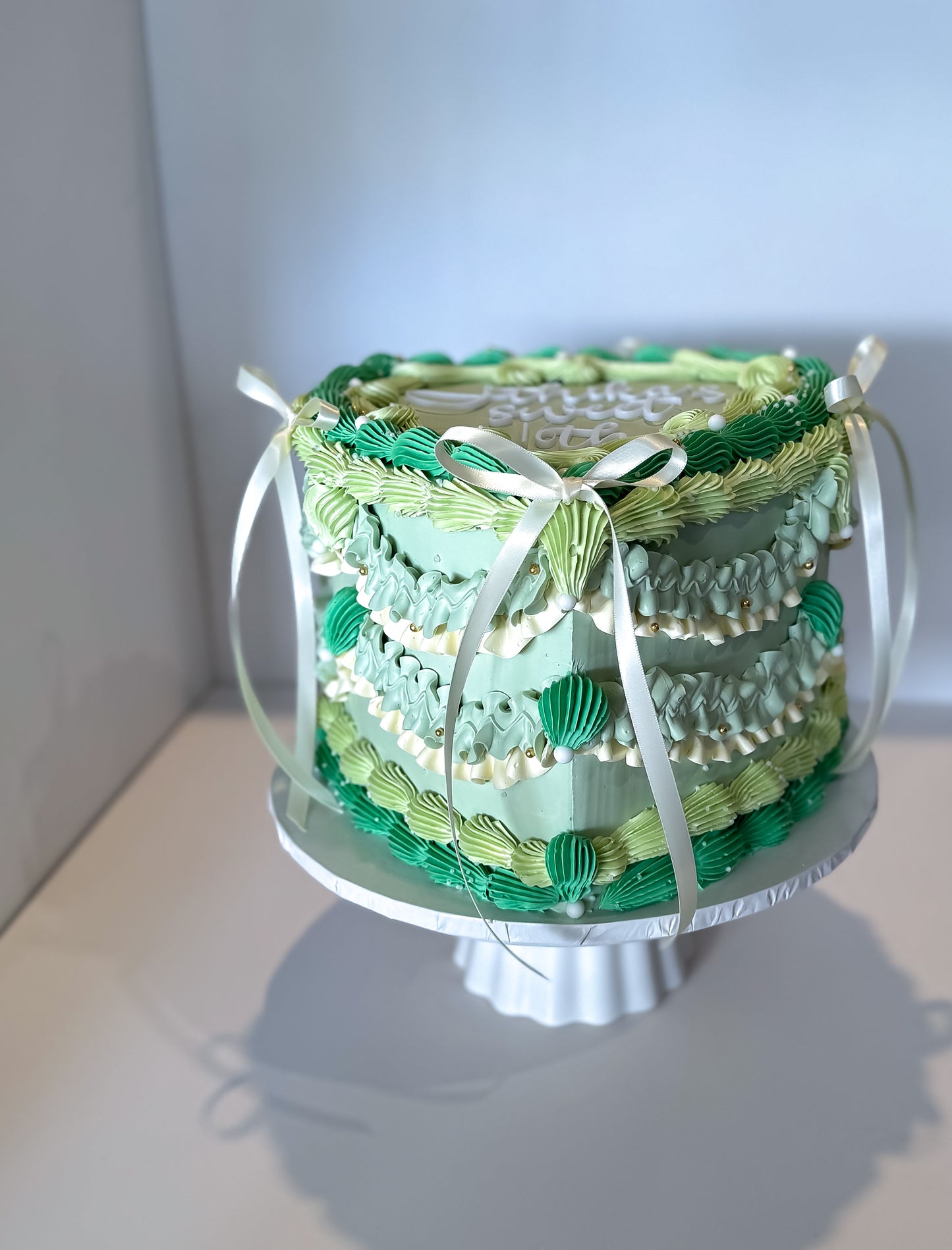 Vintage Heart Cake