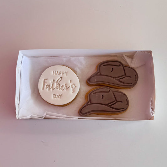 Father's Day Cookie Box - Hats
