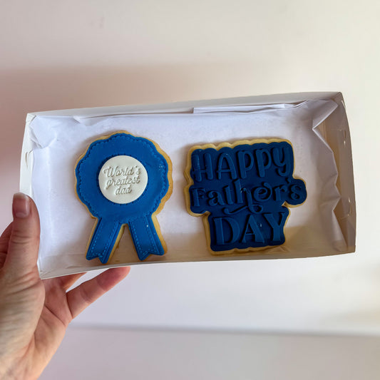 Father's Day Cookie Box - Ribbon