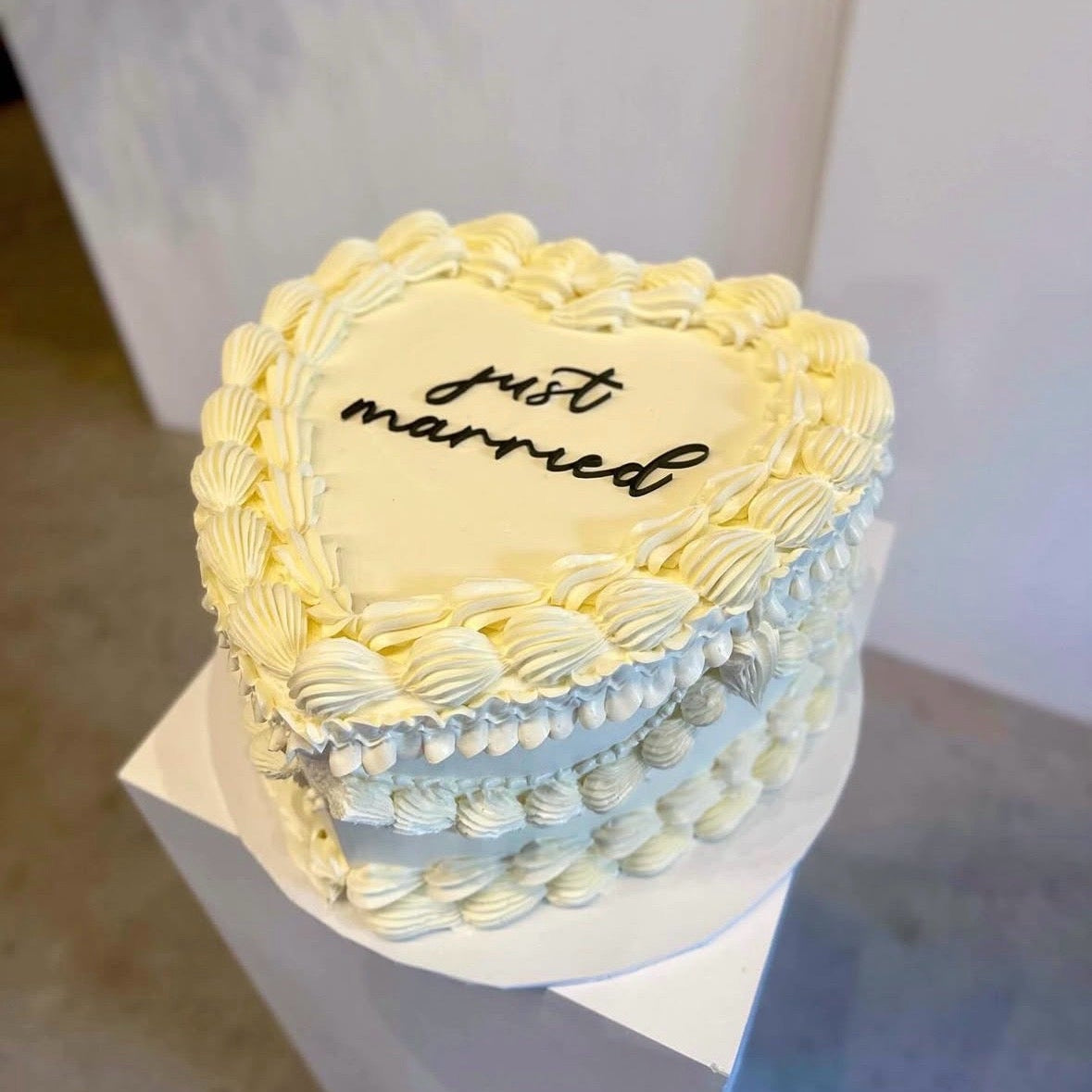 Vintage Heart Cake